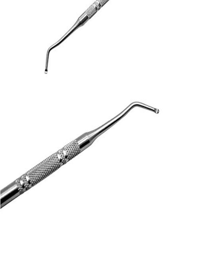 DNHCLL Stainless Steel Armor Remover Paronychia Cuticle Pedicure Double Head Nail Groove Scoop Tick Orthodontic Nail Toenail Toenail Pick Tool, Remove Dirt From Your Nails - Image 3